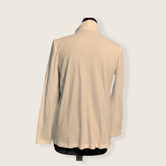 NWT Coldwater Creek White Turtleneck Sz PM - Picture 2 of 14